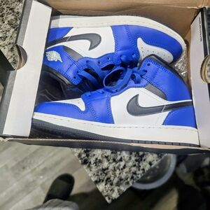 Nike Jordan 1 Kids Sneakers Blue and White